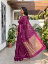MIMOSA Jamun Saree Saree — pose 3 styling detail