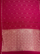 MIMOSA Rani Saree Saree — pallu and zari work detail