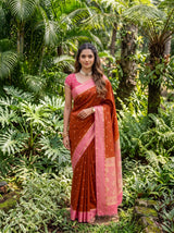 MIMOSA Mustard Saree Saree — pose 10 styling detail