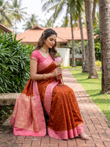MIMOSA Mustard Saree Saree — pose 8 styling detail