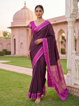MIMOSA Jamun Saree Saree — pose 6 styling detail