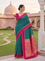 MIMOSA Sapphire Saree Saree — pose 4 styling detail