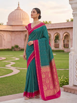 MIMOSA Sapphire Saree Saree — pose 7 styling detail