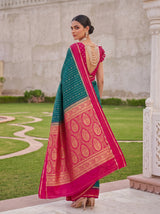 MIMOSA Sapphire Saree Saree — pose 9 styling detail