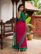 MIMOSA Rani Saree Saree — pose 5 styling detail