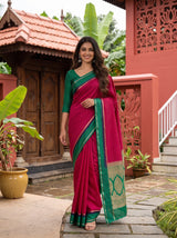 MIMOSA Rani Saree Saree — pose 6 styling detail