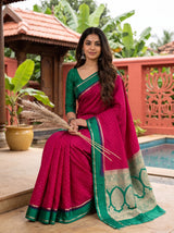 MIMOSA Rani Saree Saree — pose 8 styling detail