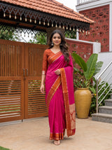 MIMOSA Strawberry Saree Saree — pose 6 styling detail