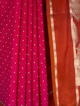 MIMOSA Strawberry Saree Saree — fleets shot full lifestyle