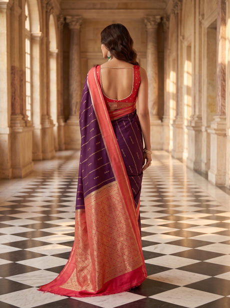 MIMOSA Jamun Saree Saree — pose 2 styling detail