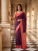 MIMOSA Jamun Saree Saree — pose 4 styling detail