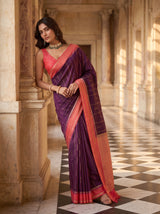 MIMOSA Jamun Saree Saree — pose 5 styling detail