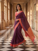MIMOSA Jamun Saree Saree — pose 6 styling detail
