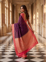 MIMOSA Jamun Saree Saree — pose 9 styling detail