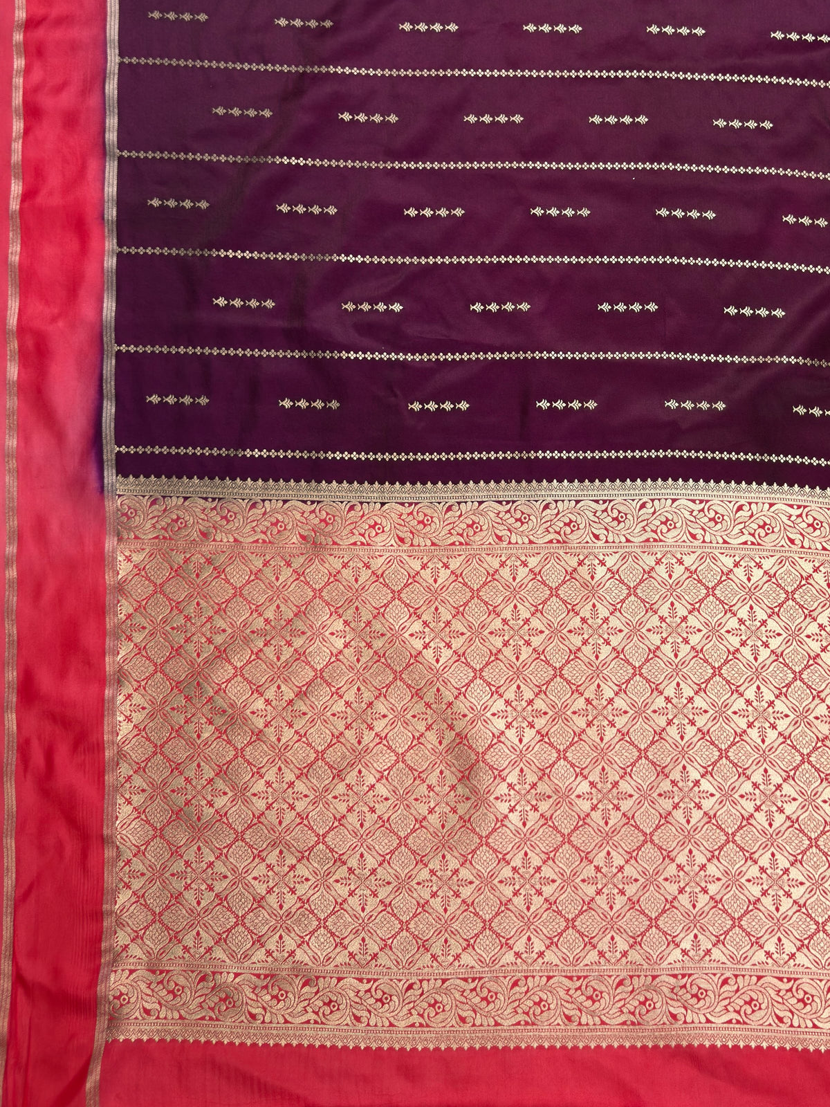 MIMOSA Jamun Saree Saree — pallu and zari work detail