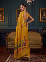 MIMOSA Gold Saree Saree — pose 7 styling detail