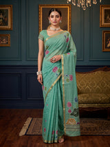 MIMOSA Rama Saree Saree — front view on mannequin