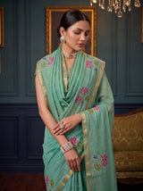 MIMOSA Rama Saree Saree — pose 10 styling detail