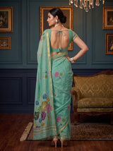 MIMOSA Rama Saree Saree — pose 2 styling detail