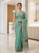 MIMOSA Rama Saree Saree — pose 6 styling detail