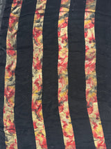 MIMOSA Black Saree Saree — pallu and zari work detail