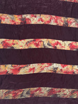 MIMOSA Chocolate Saree Saree — pallu and zari work detail