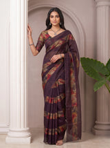 MIMOSA Jamun Saree Saree — pose 4 styling detail