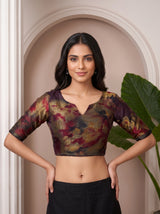 MIMOSA Jamun Saree Saree — blouse close-up