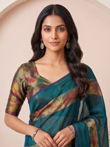 MIMOSA Sapphire Saree Saree — pose 10 styling detail