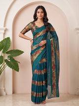 MIMOSA Sapphire Saree Saree — pose 4 styling detail
