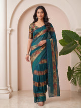MIMOSA Sapphire Saree Saree — pose 6 styling detail