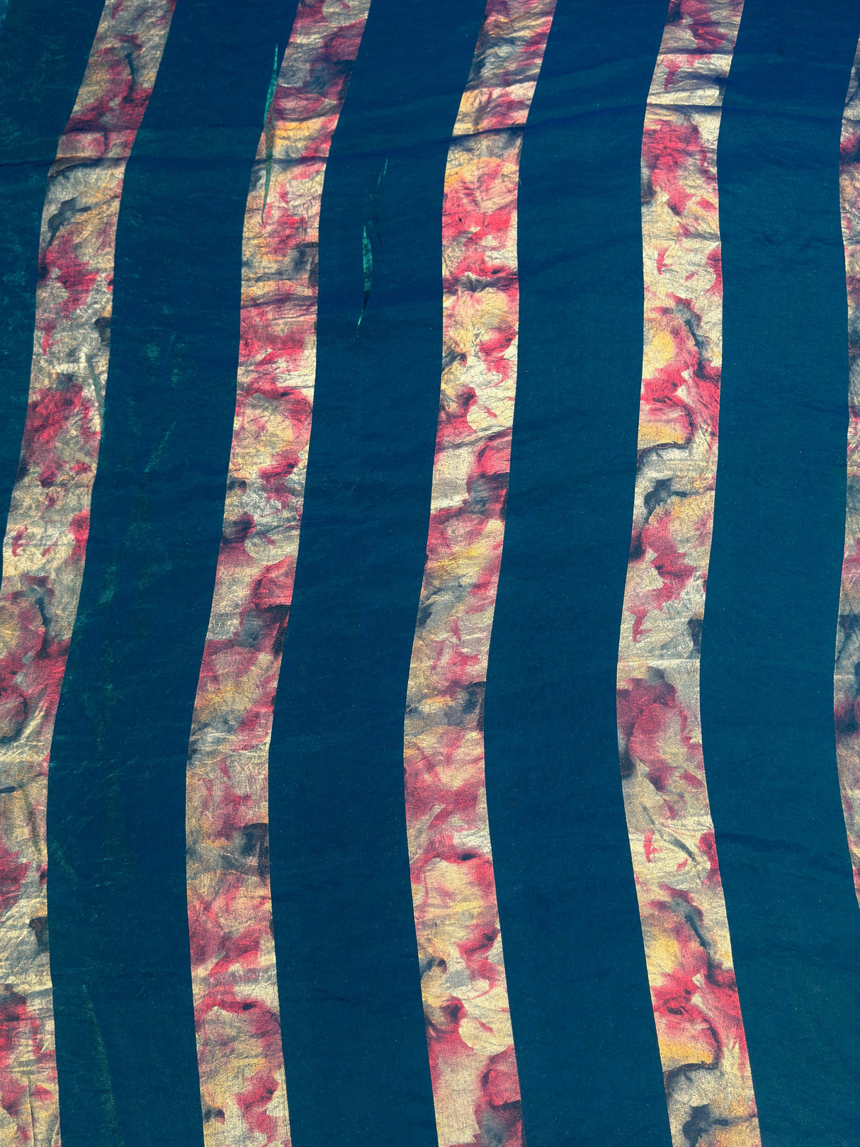 MIMOSA Sapphire Saree Saree — pallu and zari work detail