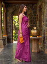 MIMOSA Pink Saree Saree — pose 3 styling detail