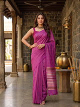 MIMOSA Pink Saree Saree — pose 4 styling detail