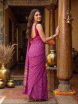 MIMOSA Pink Saree Saree — pose 7 styling detail