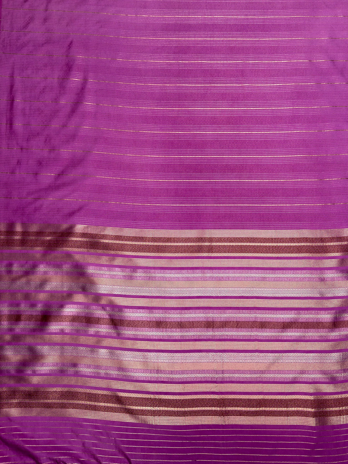 MIMOSA Pink Saree Saree — pallu and zari work detail