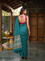 MIMOSA Sapphire Saree Saree — pose 2 styling detail