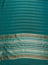 MIMOSA Sapphire Saree Saree — pallu and zari work detail
