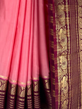 MIMOSA Pink Saree Saree — fleets shot full lifestyle