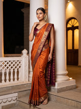 MIMOSA Mustard Saree Saree — pose 5 styling detail