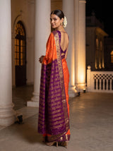 MIMOSA Peach Saree Saree — pose 7 styling detail