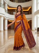 MIMOSA Gold Saree Saree — pose 9 styling detail