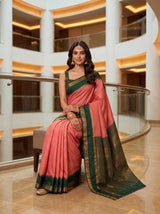MIMOSA Gajari Saree Saree — pose 8 styling detail