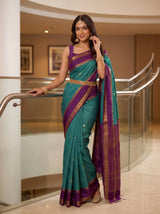 MIMOSA Sapphire Saree Saree — pose 5 styling detail