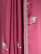 MIMOSA Gajari Banarasi chiffon Saree — fleets shot full lifestyle