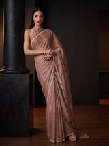 MIMOSA Tussar Saree Saree — pose 5 styling detail