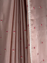 MIMOSA Tussar Saree Saree — fleets shot full lifestyle