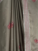 MIMOSA Pista Saree Saree — fleets shot full lifestyle