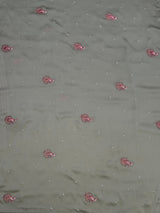 MIMOSA Pista Saree Saree — pallu and zari work detail