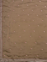 MIMOSA Chiku Saree Saree — pallu and zari work detail